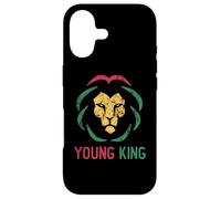 Young King African Lion Boy Black History Month African Boys Case for iPhone 17