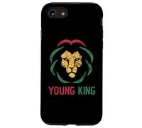 Young King African Lion Boy Black History Month African Boys Case for iPhone SE (2020) / 7/8