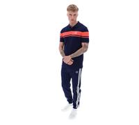 Sergio Tacchini Young Line Polo Navy/pink Size: SIZE M