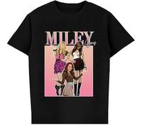 Young Miley Cirus Vintage 90s Style Tee Hannah Montana Fan Tee 2000s TV Show Tee Black