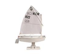Young Modeler Hobby Wooden Model Kits Optimist Dinghy - Build Your Own Mini Yacht