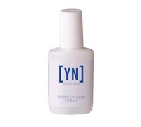 Young Nails Brush On Glue, 0.5 fl oz, Quick-Drying Nail Tip Adhesive, Professional Strength