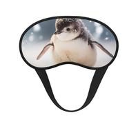 Young Penguin Print Comfort Eye Mask for Sleeping Light Blocking Nap for Travel Yoga Camping Night Rest