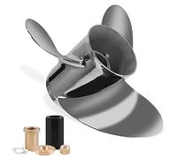 YOUNG PROPS 14 x 21Replace OEM#48-16318A46 Stainless Steel Outboard Boat Propeller for Mercury Engine 135-300HP/Mercruiser Alpha One 14dia x 21 Pitch Hub Kits Included 15 Spline Tooth RH