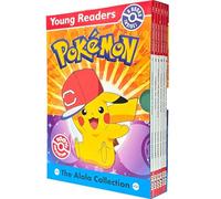 Young Readers Pokémon Level 2 Passport to Reading Alola Collection 6 Books Box Set (Welcome to Alola, Go Popplio, The Great Pancake Race, Making The Band, Play Bail Pikachu & Contest For The Crown)