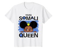 Young Somali Queen Somalia Flag Cute Somali Girl T-Shirt