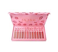 YOUNG VISION Lip Glaze Gift Box: 12Pcs Velvet Matte Lip Gloss Set for Silky Smooth Looks