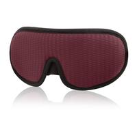 YOUNG WIND Blackout Eye Mask,Stereoscopic 3D Eye Mask Blackout Design,a Friendly Eyelash Sleep Mask for Men/Women,for Long-Distance Travelling,Night Sleep,Shift Workers-Red