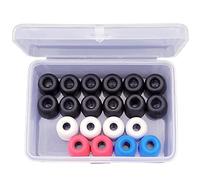 Young Wolf 10 Pairs Memory Foam Earbuds Tips, 4.5-5.5mm, 4 Colors, Noise Isolation, Storage Box, Young Wolf Brand