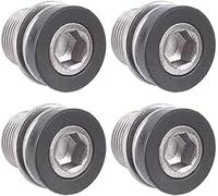 Young Wolf 4PCS Bicycle Crank Arm Bolts E-Bike M15 ISIS Crank Screws Compatible with Bosch E-Bike Drives Brose E-Bike Drives