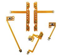 Young Wolf 5 in 1 ZL ZR L SL SR Button Key Ribbon Flex Cable Replacement Part Compatible with Nintendo Switch NS Joy Con Controller Set