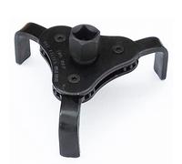 Young Wolf Universal Adjustable Oil Filter Wrench Black from 65mm to 116mm for Motorcycles Cars Trucks 3 Jaw 2 Way Black Oil Filter Removal Tool