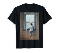 Young Woman at a window by Dali T-Shirt