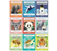Young Zoologist Series 9 Books Collection Set by Neon Squid (Humpback Whale, Emperor Penguin, African Elephant, Giant Panda, Koala, Honey Bee, Gray Wolf, Green Sea Turtle, Tiger)