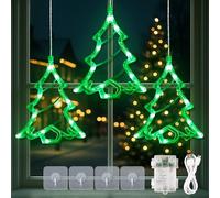 YOUNGAR Christmas Lights Outdoor,Tree Window Light, Battery/USB Powered with Timer, 5ft 30 LED Warm White Indoor Holiday Decor