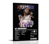 YoungBoy Never Broke Again AI YoungBoyWaterproof And Stain Resistant Decorative Paintings Living Room Bedroom, Office Hanging Paintings Free Framing High-definition Posters Creative Home DecorFrame-st