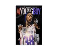 Youngboy Never Broke Again Poster Canvas Wall Art Decorative Home Decor Painting for Living Room Bedroom 12x18inch(30x45cm) Unframe-style-7