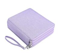YOUNGCOL 120 Slots Colored Pencil Case Holder Large Capacity Color pencil organizer Storage (Purple)