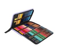 YOUNGCOL 72 Slots Colored Pencil Case Pencil Holder Color pencil organizer Storage (Purple)