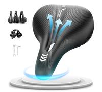 YOUNGDO Waterproof Bike Seat Cushion for Men Women, Bicycle Saddle with Smart Zone-Concept, Comfortable Bikes Seats Made Of Comfy Memory Foam, Fit for BMX, MTB & Road, Stationary/Exercise/Indoor