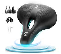 YOUNGDO Waterproof Bike Seat Cushion for Men Women, Bicycle Saddle with Smart Zone-Concept, Comfortable Bikes Seats Made Of Comfy Memory Foam, Fit for BMX, MTB & Road, Stationary/Exercise/Indoor