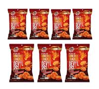 Younger Farm Devil Spicy Mini Rice Crackers. Pack of 7 - Made from 100% Thai Sticky Rice, Gluten Free, Halal Certified