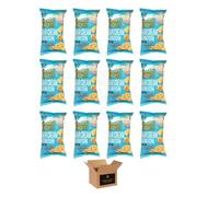 Younger Farm Mini Rice Crackers - Halal Thai Sticky Rice Snacks, Crunchy Asian Rice Cracker, Devil Spicy, Wagyu Steak, Truffle Mushroom and More, Snack Packs | (Pack 12, Mini Rice Sour Cream)