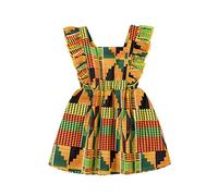 YOUNGER TREE African Baby Clothes Girl Dashiki Ankara Outfit Set, Dress, 18-24 Months