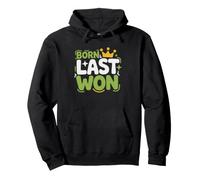 Youngest Child Born Last Family First Mom's Heart Sibling Pullover Hoodie