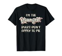 Youngest Child Rules Don't Apply To Me Funny Sibling T-Shirt