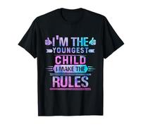 Youngest Child Shirt I'm The Youngest Child I Make The Rules T-Shirt