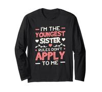 Youngest Sister Rules Don't Apply to Me Sibling Partner Look Long Sleeve T-Shirt