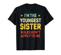 Youngest Sister Shirt I Make The Rules Funny Sister Matching T-Shirt