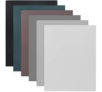 Youngever 12 Pack Re-usable Plastic Two Pocket Folders, Heavy Duty Plastic 2 Pocket Folder, Urban Colors
