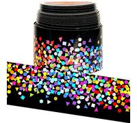 Youngever 16M Bulletin Board Borders Confetti Border for Classroom Decoration, Confetti on Black
