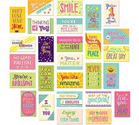 Youngever 300 Pack Motivational Quote Cards, Encouragement Appreciation Cards, 100 Unique Inspirational Designs, Business Card Sized