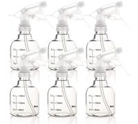 Youngever 6 Pack 250ML Empty Plastic Spray Bottles, Spray Bottles for Hair and Cleaning Solutions (8 Ounce)