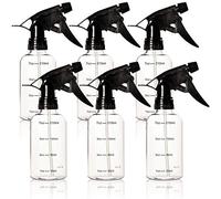 Youngever 6 Pack Empty Plastic Spray Bottles, Spray Bottles for Hair and Cleaning Solutions (250ML)