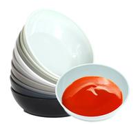 Youngever 9 Pack Plastic Sauce Dishes, Dipping Sauce Bowls, Plastic Dipping Containers, Urban Colors