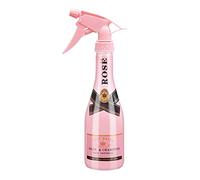 YOUNGFLY Mist Spray Bottle, 9.8oz Pink Rose Champagne Design Salon Water Mister, 280ml Empty Trigger Fine Mist for Barber Hairdresser Home Cleaning Hair