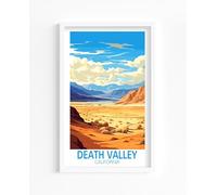 YoungGift Death Valley Travel Poster - Death Valley California Travel Poster - Death Valley Wall Art - Death Valley Travel Wall Decor - Home Decor Travel Poster - Travel Wall Art (11X17 No Frame)