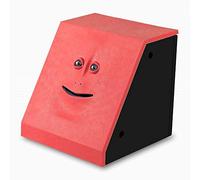 Youngine Novelty Face Bank Coin Eating Savings Bank Kids Money Saving Collection Piggy Bank (Red)