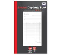 Youngland A5 invoice Duplicate Books Small Business - Invoice Pad Self Employed - Cash invoice Book Carbon Paper - Microperforated Tear-Out Sheets 1-80 Numbered Pages (1)