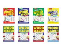 Youngland Mega Large Print Word Search Book - Pack of 8