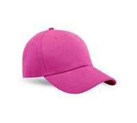 Youngly® Kids 5 Panel Button Baseball Cap Boys Girls School Pre-Curved Adjustable Cotton Outdoor Summer Sun Hat (Fushcia)
