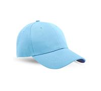 Youngly® Kids 5 Panel Button Baseball Cap Boys Girls School Pre-Curved Adjustable Cotton Outdoor Summer Sun Hat (Sky Blue)