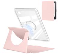 YoungMe 360 Degree Rotating Case for 6" Kobo Clara Colour 2024 Released, Detachable Magnetic Design Protective Adjustable Stand Cover Clear Back with Auto Sleep/Wake (Pink)