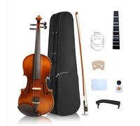 YoungMonic 1/8 Small Violin Made with Maple Spruce Woods Featuring Ebony Fittings Violin for Beginner Musical Instruments
