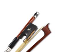 YoungMonic 3/4 and 4/4 Full Size Violin Bow AAA Grade Mongolian Horsehair Brazilwood Premium Violin Bow Lightweight Fiddle Bow with Deep & Powerful Tone for Advance Level Violins (4/4)