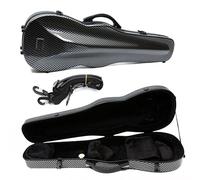 YoungMonic A Robust and Ultra-lightweight 4/4 Full Size Carbon Fiber Violin Case Weighing Approximately 2 Kg Violin Bag Violin Backpack (Black)